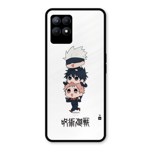 Top Gojo Squad Metal Back Case for Realme Narzo 50