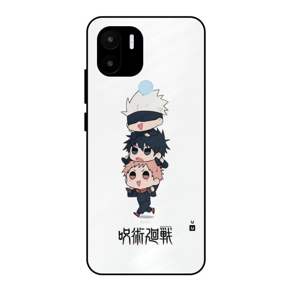 Top Gojo Squad Metal Back Case for Redmi A1 Plus