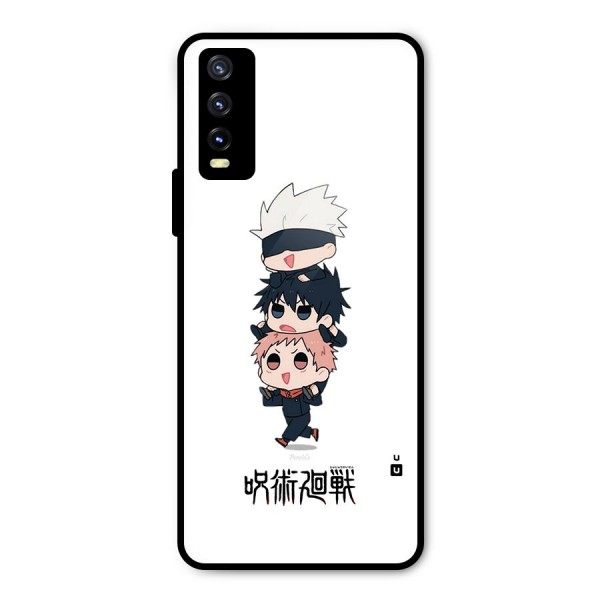 Top Gojo Squad Metal Back Case for Vivo Y20t
