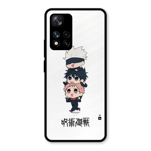 Top Gojo Squad Metal Back Case for Xiaomi 11i Hypercharge 5G