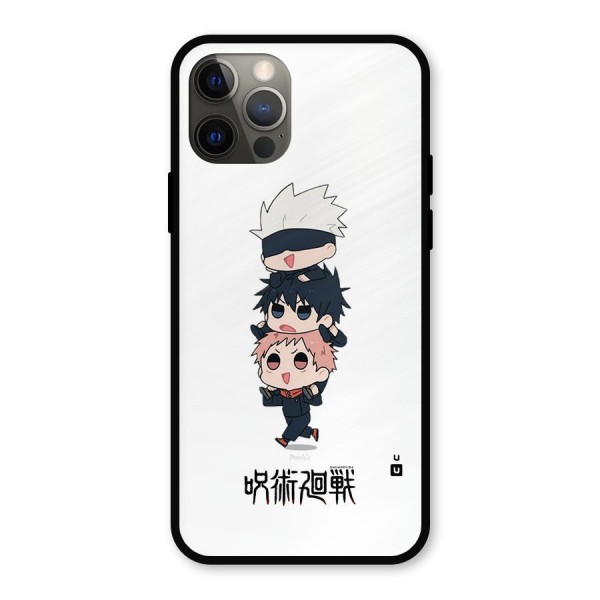 Top Gojo Squad Metal Back Case for iPhone 12 Pro