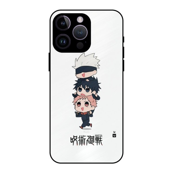 Top Gojo Squad Metal Back Case for iPhone 14 Pro Max