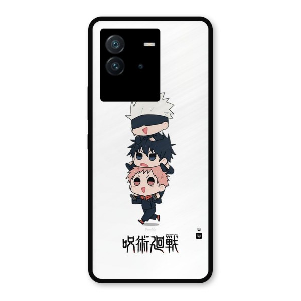 Top Gojo Squad Metal Back Case for iQOO Neo 6 5G