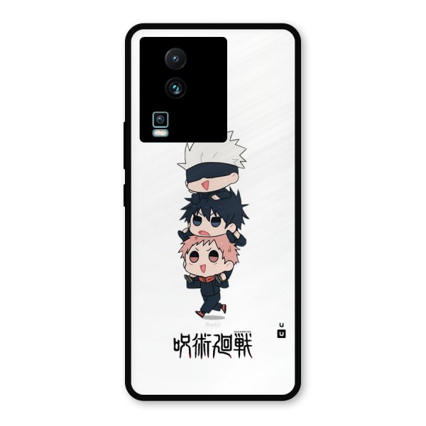 Top Gojo Squad Metal Back Case for iQOO Neo 7