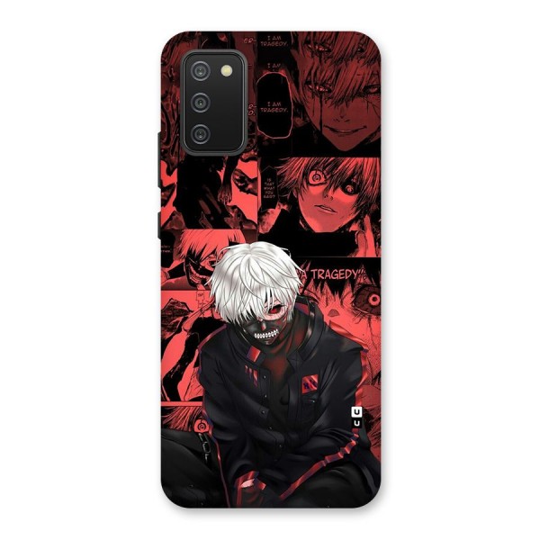 Toukyo Ghoul Kaneki Manga Back Case for Galaxy M02s