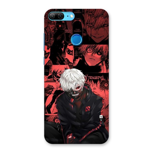 Toukyo Ghoul Kaneki Manga Back Case for Honor 9 Lite