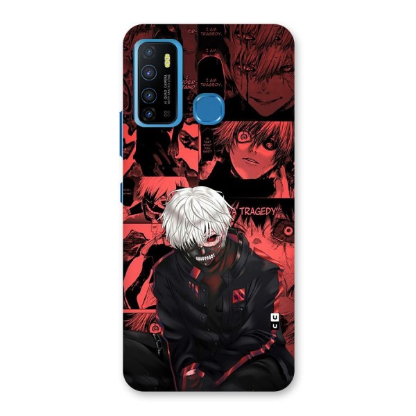 Toukyo Ghoul Kaneki Manga Back Case for Infinix Hot 9