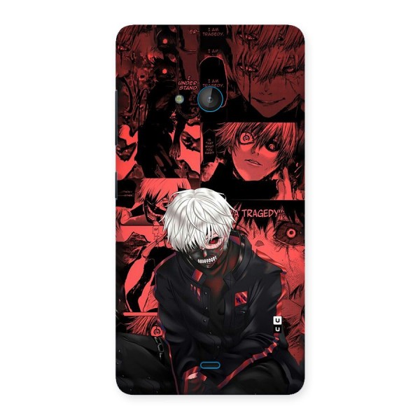 Toukyo Ghoul Kaneki Manga Back Case for Lumia 540