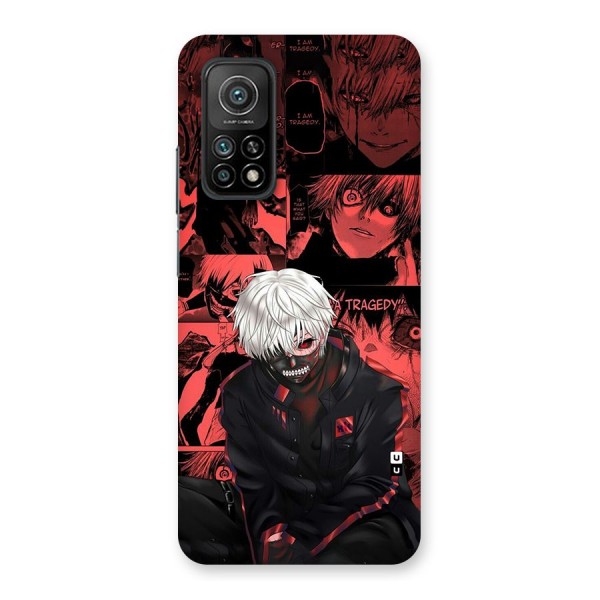 Toukyo Ghoul Kaneki Manga Back Case for Mi 10T 5G