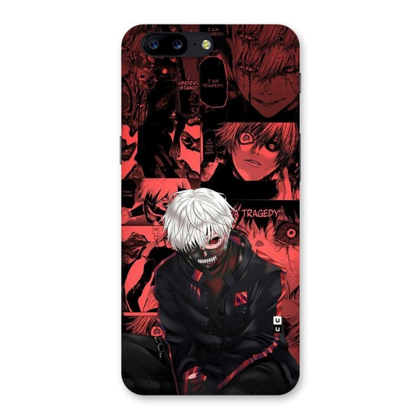 Toukyo Ghoul Kaneki Manga Back Case for OnePlus 5