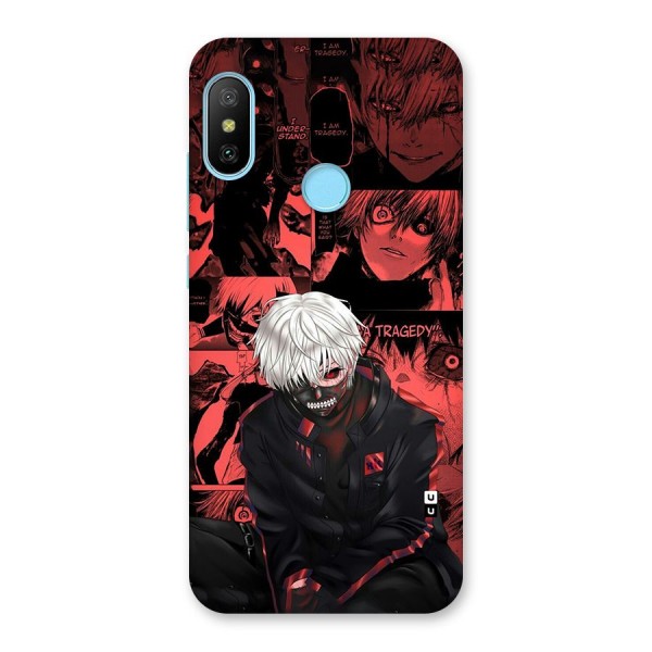 Toukyo Ghoul Kaneki Manga Back Case for Redmi 6 Pro