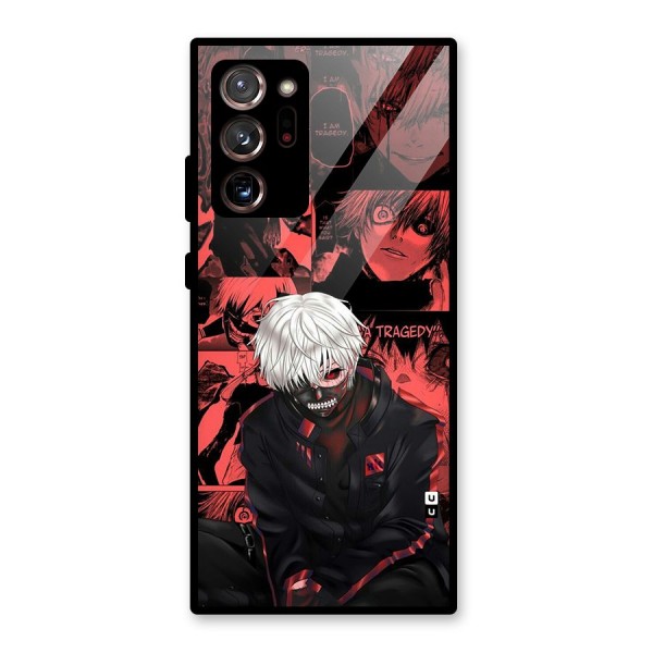 Toukyo Ghoul Kaneki Manga Glass Back Case for Galaxy Note 20 Ultra 5G