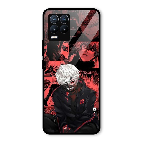 Toukyo Ghoul Kaneki Manga Glass Back Case for Realme 8 Pro