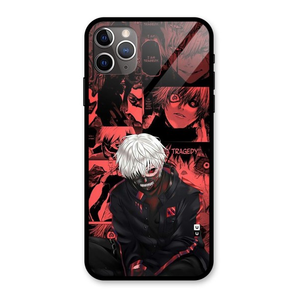 Toukyo Ghoul Kaneki Manga Glass Back Case for iPhone 11 Pro Max