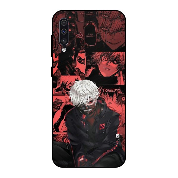 Toukyo Ghoul Kaneki Manga Metal Back Case for Galaxy A30s