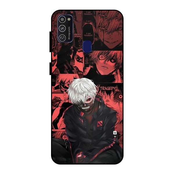 Toukyo Ghoul Kaneki Manga Metal Back Case for Galaxy M30s