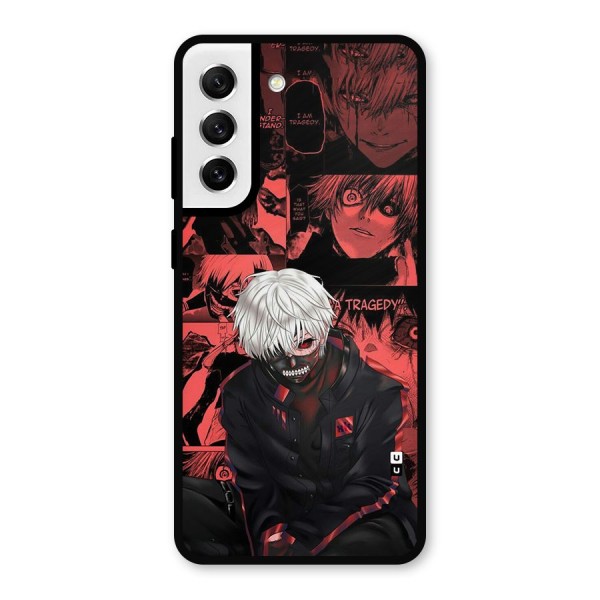 Toukyo Ghoul Kaneki Manga Metal Back Case for Galaxy S21 FE 5G