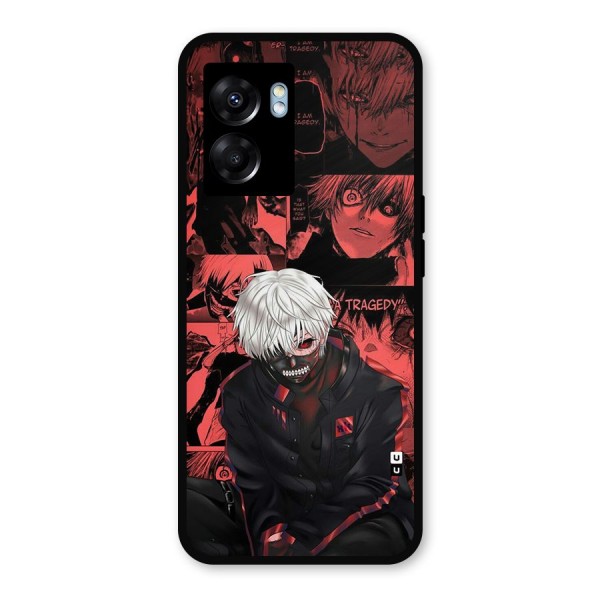 Toukyo Ghoul Kaneki Manga Metal Back Case for Realme Narzo 50 5G