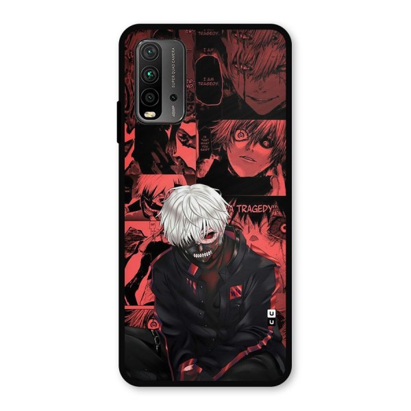 Toukyo Ghoul Kaneki Manga Metal Back Case for Redmi 9 Power