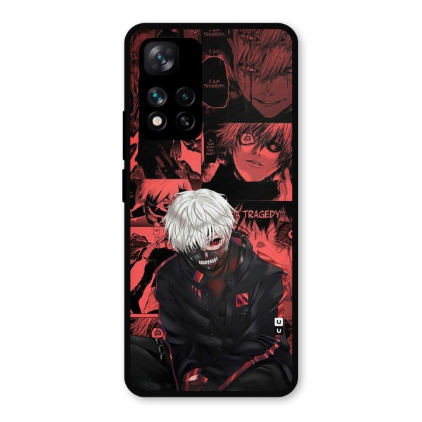 Toukyo Ghoul Kaneki Manga Metal Back Case for Xiaomi 11i Hypercharge 5G