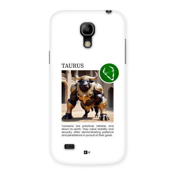 Towering Taurus Back Case for Galaxy S4 Mini