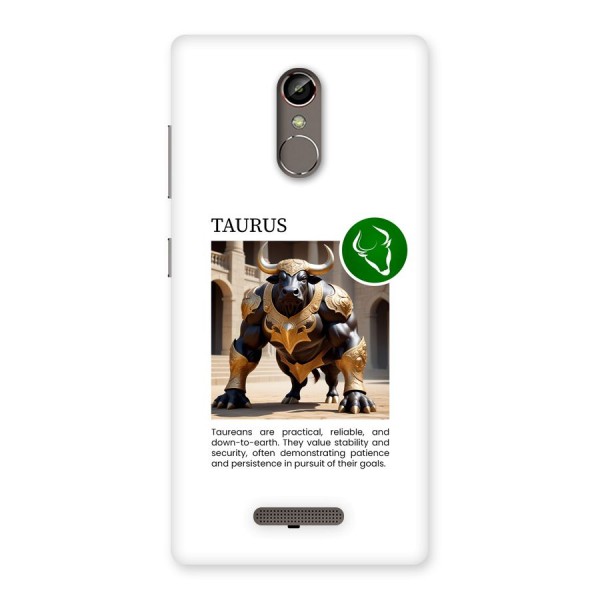 Towering Taurus Back Case for Gionee S6s