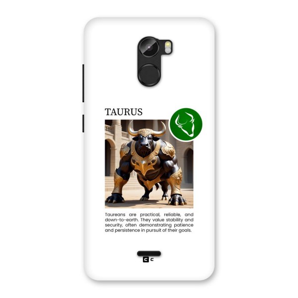 Towering Taurus Back Case for Gionee X1
