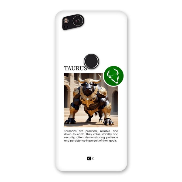 Towering Taurus Back Case for Google Pixel 2