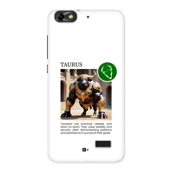 Towering Taurus Back Case for Honor 4C