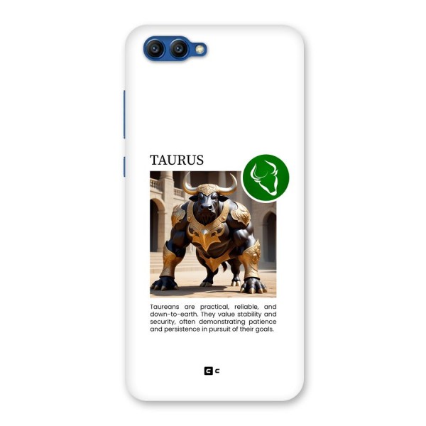 Towering Taurus Back Case for Honor View 10