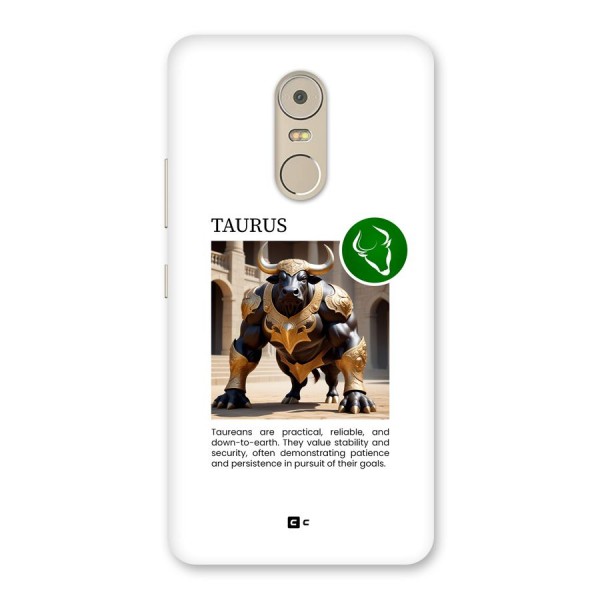 Towering Taurus Back Case for Lenovo K6 Note