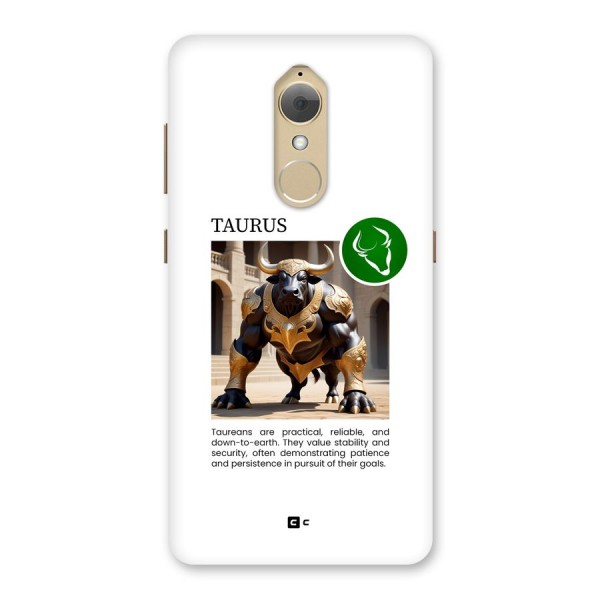 Towering Taurus Back Case for Lenovo K8