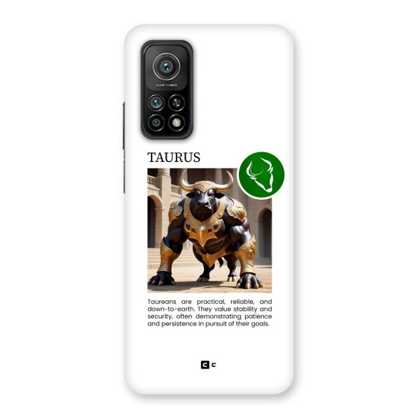 Towering Taurus Back Case for Mi 10T Pro 5G