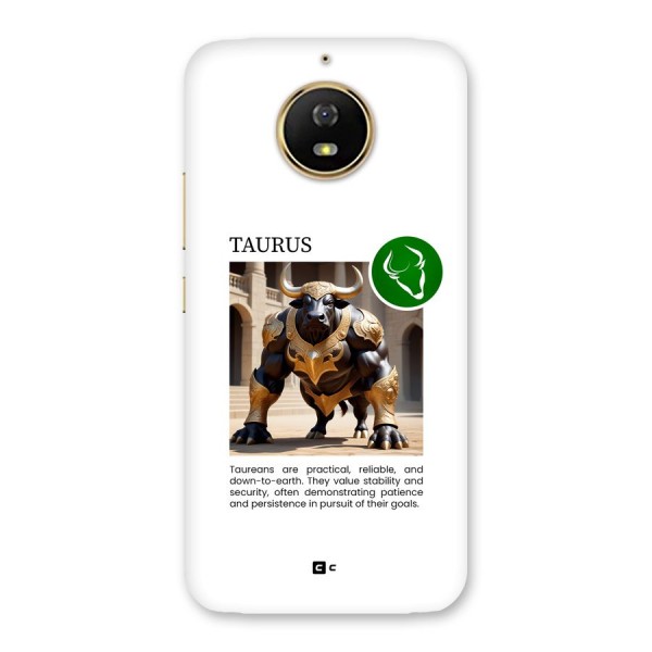 Towering Taurus Back Case for Moto G5s