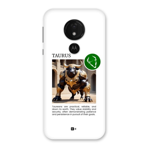 Towering Taurus Back Case for Moto G7 Power