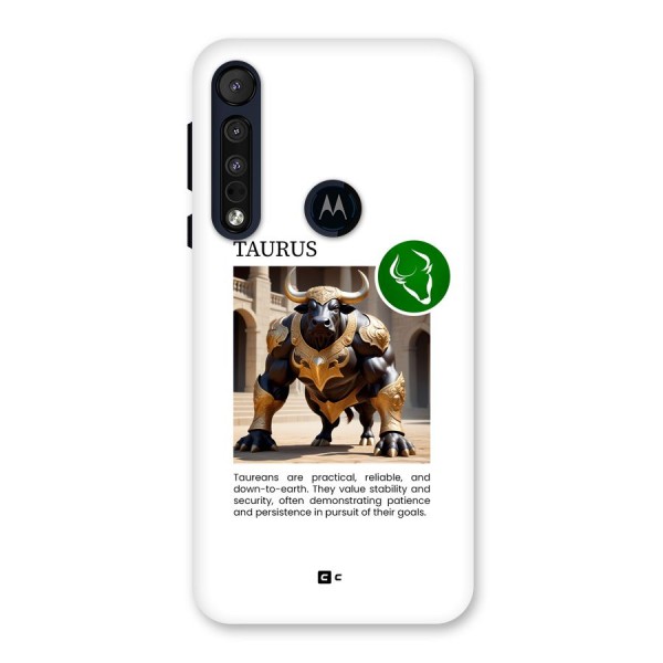 Towering Taurus Back Case for Motorola One Macro