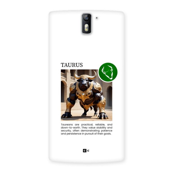 Towering Taurus Back Case for OnePlus One