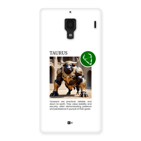 Towering Taurus Back Case for Redmi 1s
