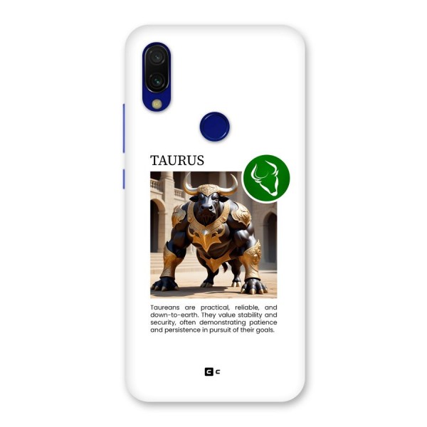 Towering Taurus Back Case for Redmi 7