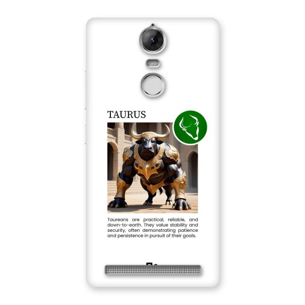 Towering Taurus Back Case for Vibe K5 Note