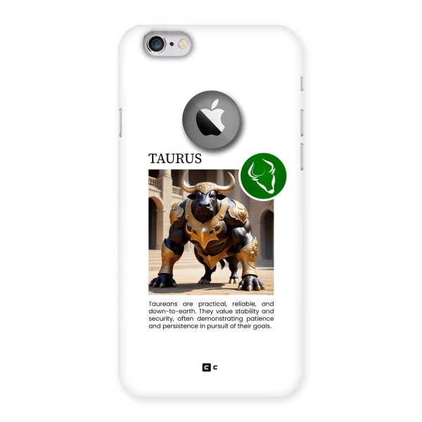 Towering Taurus Back Case for iPhone 6 Logo Cut