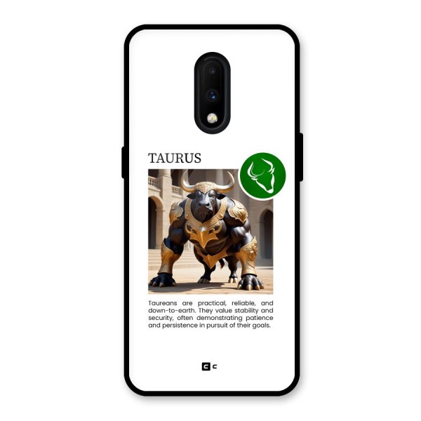 Towering Taurus Glass Back Case for OnePlus 7