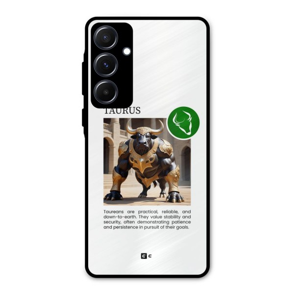 Towering Taurus Metal Back Case for Galaxy A55