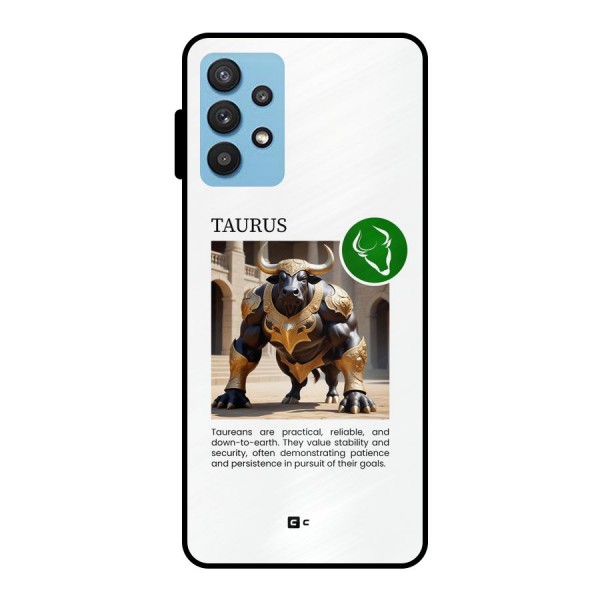 Towering Taurus Metal Back Case for Galaxy M32 5G