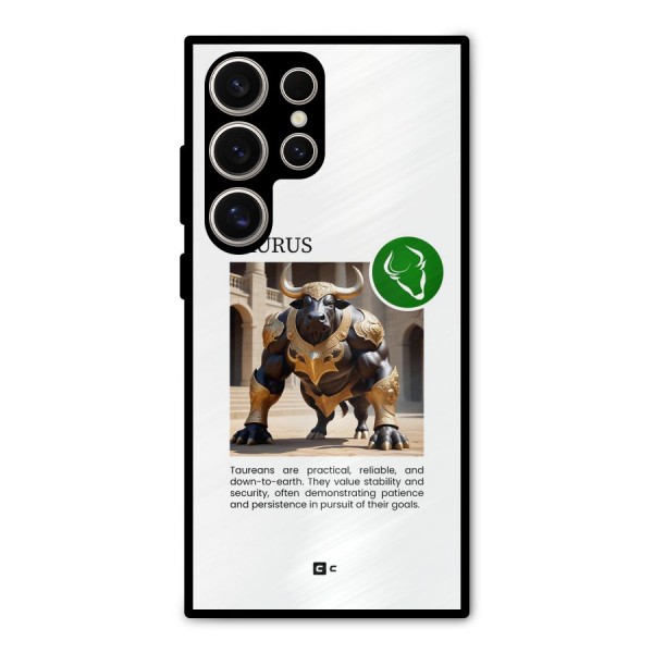 Towering Taurus Metal Back Case for Galaxy S24 Ultra