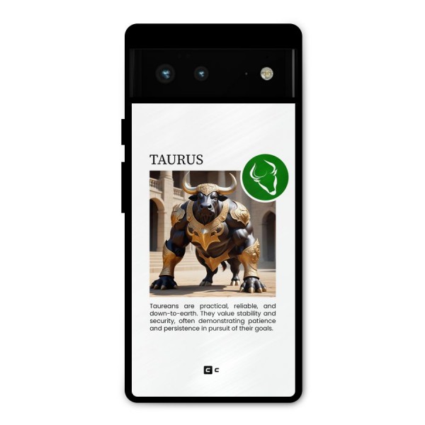 Towering Taurus Metal Back Case for Google Pixel 6