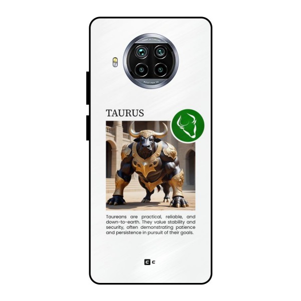 Towering Taurus Metal Back Case for Mi 10i