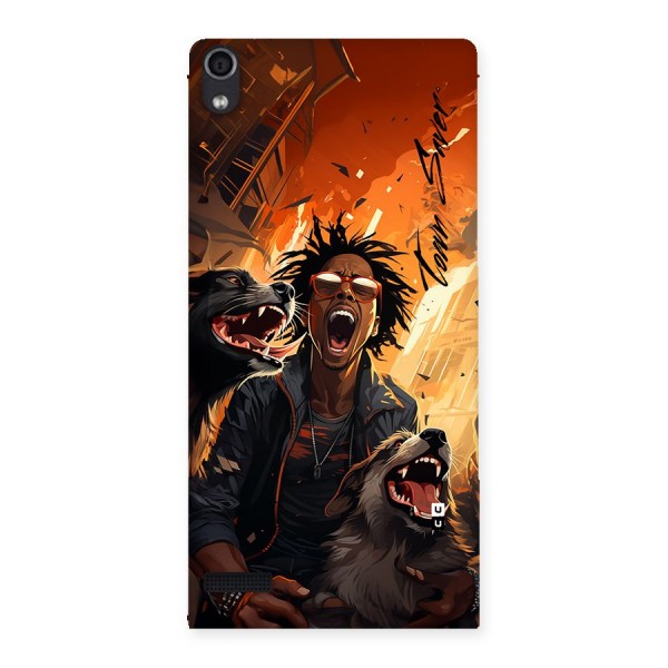 Town Saver Dogs Back Case for Ascend P6