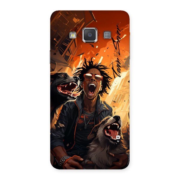 Town Saver Dogs Back Case for Galaxy A3