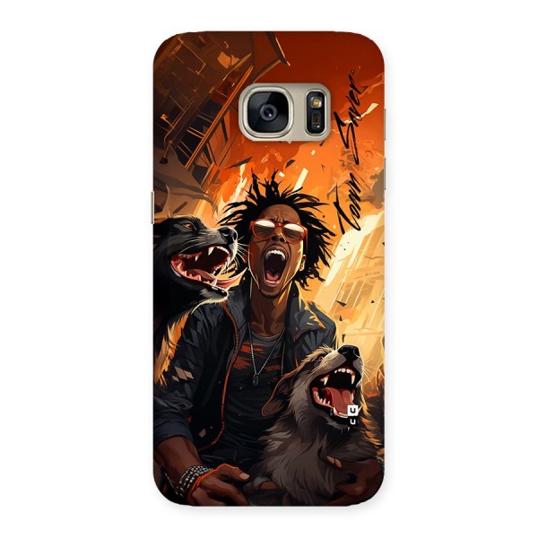 Town Saver Dogs Back Case for Galaxy S7